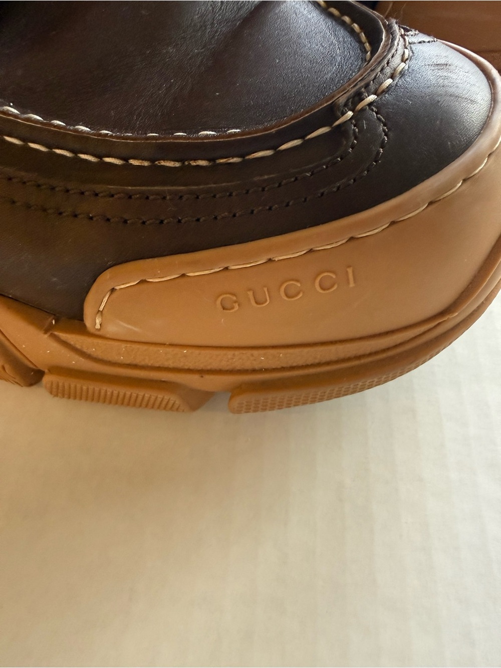 Gucci Boatreck Men's  Lug Sole Shoe - Picture 9 of 9